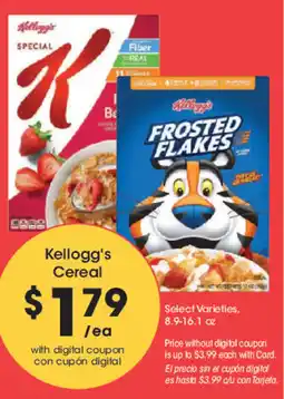 Smith's Kellogg's Cereal offer