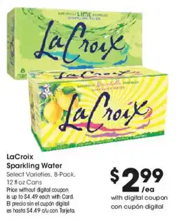 Smith's LaCroix Sparkling Water offer