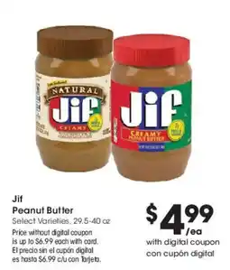 Smith's Jif Peanut Butter offer