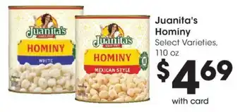 Smith's Juanita's hominy offer