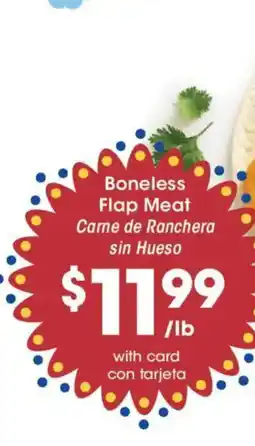 Smith's Boneless Flap Meat offer