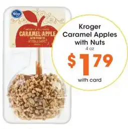 Smith's Kroger caramel apples with nuts offer