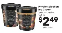 Smith's Private Selection Ice Cream offer