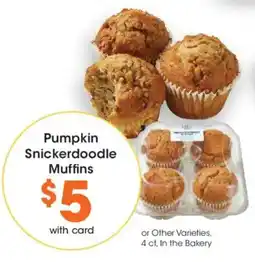 Smith's Pumpkin Snickerdoodle Muffins offer