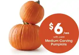 Smith's Medium Carving Pumpkins offer