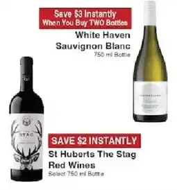 Piggly Wiggly St Huberts The Stag Red Wines offer