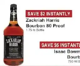 Piggly Wiggly Zacklah Harris Bourbon offer
