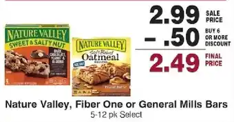 Nature Valley, Fiber One or General Mills Bars