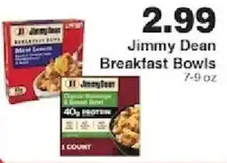 Piggly Wiggly Jimmy Dean Breakfast Bowls offer