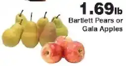 Piggly Wiggly Bartlett Pears or Gala Apples offer