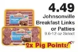 Piggly Wiggly Johnsonville Breakfast Links or Patties offer