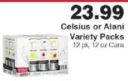 Piggly Wiggly Celsius or Alani Variety Packs offer