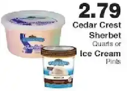 Piggly Wiggly Cedar Crest Sherbet offer