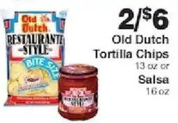 Piggly Wiggly Old Dutch Tortilla Chips offer