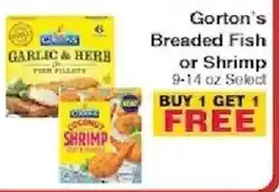 Piggly Wiggly Gorton's Breaded Fish or Shrimp offer