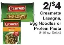 Piggly Wiggly Creamette Lasagna, Egg Noodles or Protein Pasta offer