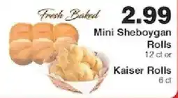 Piggly Wiggly Mini Sheboygan Rolls Kaiser Rolls offer