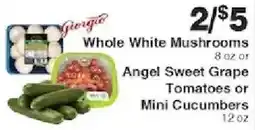 Piggly Wiggly Giergie Whole White Mushrooms offer