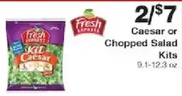 Piggly Wiggly Fresh Express Caesar or Chopped Salad Kits offer