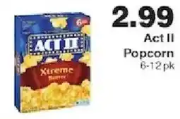 Piggly Wiggly Act II Popcorn offer