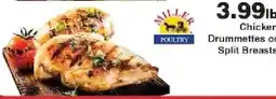 Piggly Wiggly Chicken Drummettes or Split Breasts offer