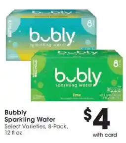 Smith's Bubbly Sparkling Water offer