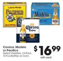 Smith's Corona, Modelo or Pacifico offer