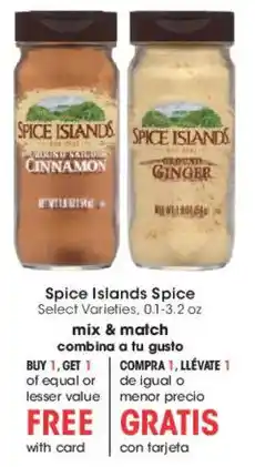 Smith's Spice Islands Spice offer