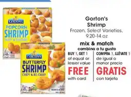 Smith's Gorton's Shrimp offer