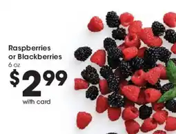 Smith's Raspberries or Blackberries offer