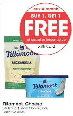 Smith's Tillamook Cheese offer