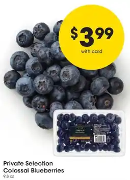 Smith's Private Selection Colossal Blueberries offer