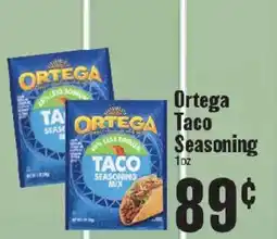 Market Basket Ortega taco seasoning offer