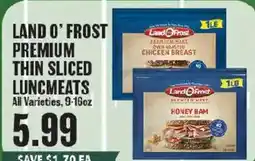 Market Basket Land O' Frost premium thin sliced lunchmeats offer