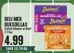 Market Basket Delimex crispy quesadillas offer