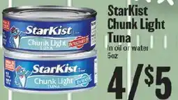 Market Basket StarKist chunk light tuna offer