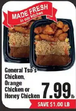 Market Basket General Tso's Chicken, Orange Chicken or Honey Chicken offer