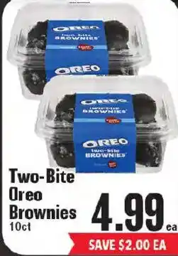 Market Basket Two-Bite Oreo Brownies offer