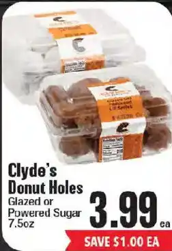 Market Basket Clyde's Donut Holes offer