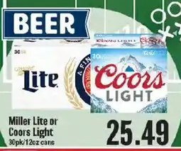 Market Basket Miller Lite or Coors Light offer