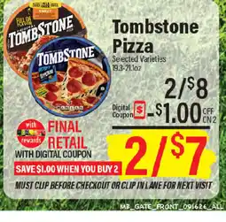 Market Basket Tombstone Pizza offer