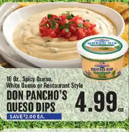 Market Basket Don Pancho's Queso Dips offer