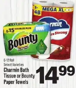 IGA Charmin Bath Tissue or Bounty Paper Towels offer