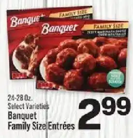 Banquet Family Size Entrées