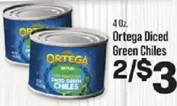 IGA Ortega diced green chiles offer