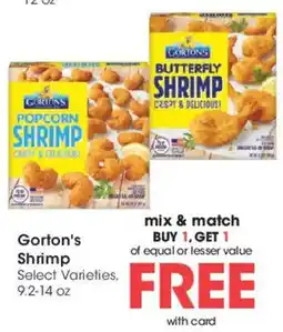 Mariano's Gorton's Shrimp offer