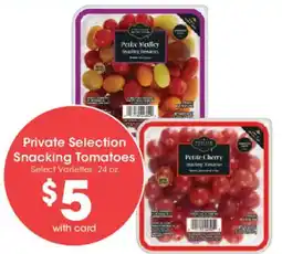 Mariano's Private Selection Snacking Tomatoes offer