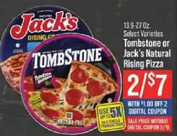 IGA Tombstone or Jack's Natural Rising Pizza offer
