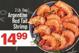 IGA Argentine Red Tail Shrimp offer