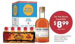 Mariano's On The Rocks Cocktails offer